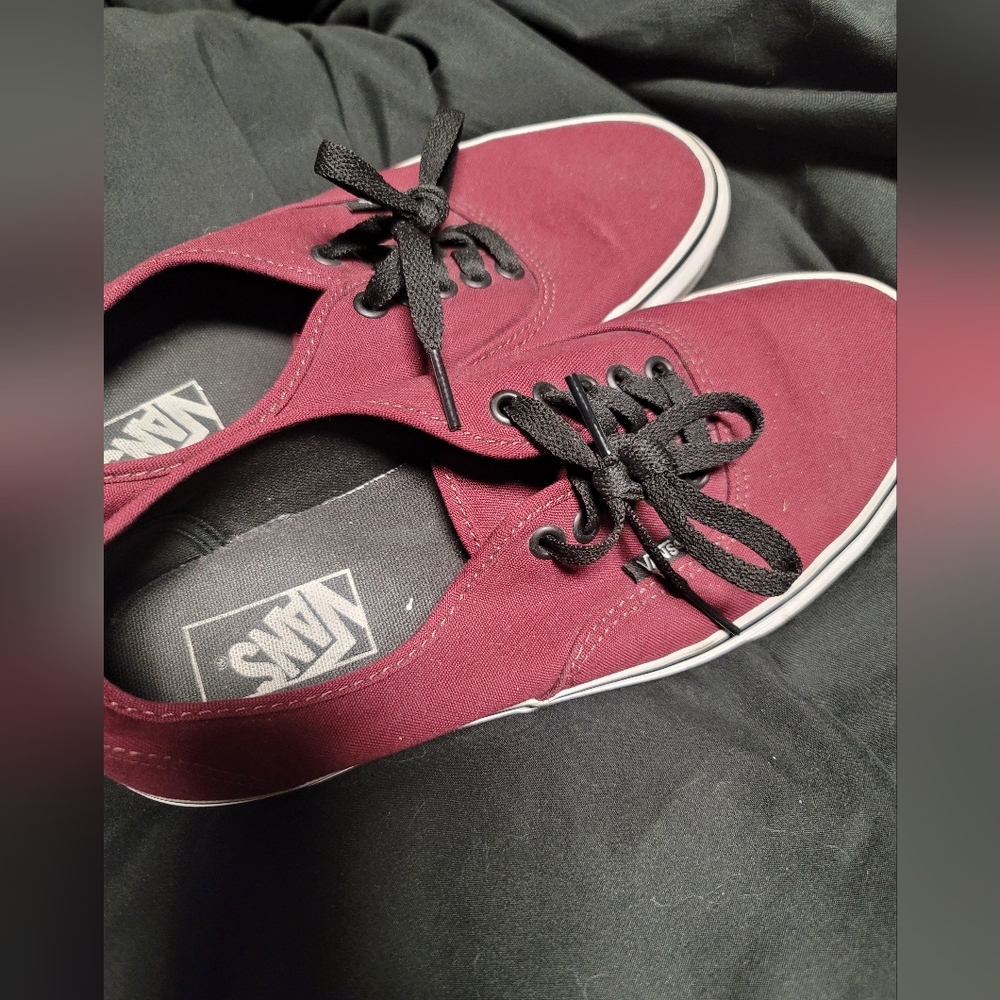 Maroon Vans